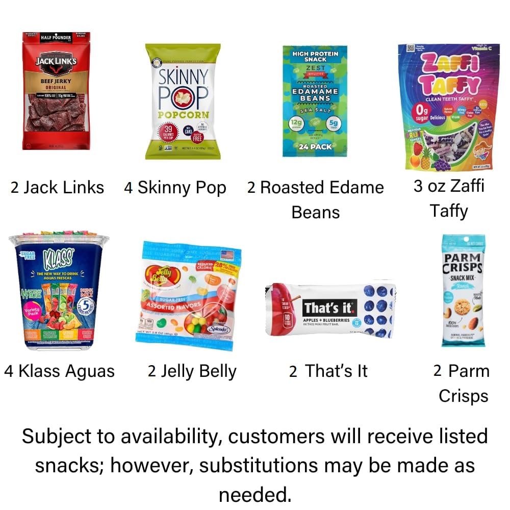 Movie Night Gift Basket with Fleece Blanket, Sugar-Free Popcorn, Low Carb Candies, Perfect Keto-Friendly Treats for the Whole Family (Family Pack)