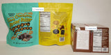 Trader Joes Dark Chocolate Almond Butter Filled Pretzel Nuggets & Dark Chocolate Covered Marshmallows (Four Items), 8 Ounces