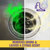 iFLO Foaming Garbage Disposal Cleaner Pods with iFLOBiotic - Powerful Garbage Disposal Foaming Action for Sink, Food Waste & Odor Removal - Disposal