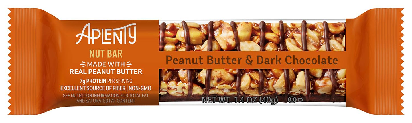 Aplenty Dark Chocolate Peanut Butter Nut Bar