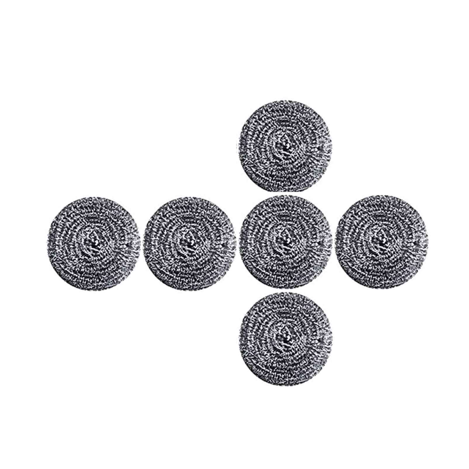 DKKO Stainless Steel Scourers Cleaning Ball Metal Scouring Pads for Kitchens Bathroom Steel Wool Scrubber to Cleaning Dishes Pots Pans Ovens Grills