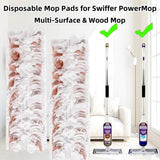 Disposable Mopping Pad Refills for PowerMop Multi-Surface,Wood Mopping Pad Refills for Floor Cleaning, 20 Count (20 Packs)