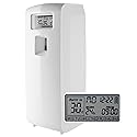 Programmable Commercial Air Freshener for Businesses or Home, White LCD Automatic Bathroom Air Freshener Spray Dispenser- Schedule by Day, Time