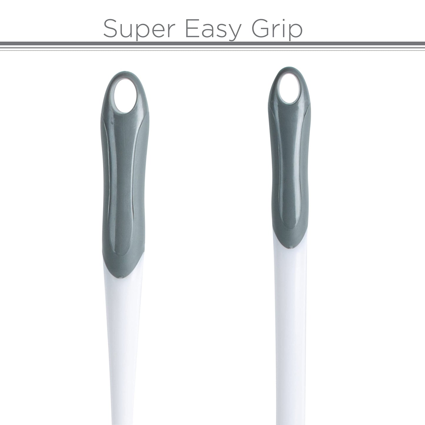 Bath Bliss 2 Pack 2-in-1 Bowl Brush & Plunger in White
