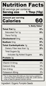 Anthony's Organic Pumpkin Seeds, 2 lb, Gluten Free, Non GMO, No Shell, Unsalted, Raw