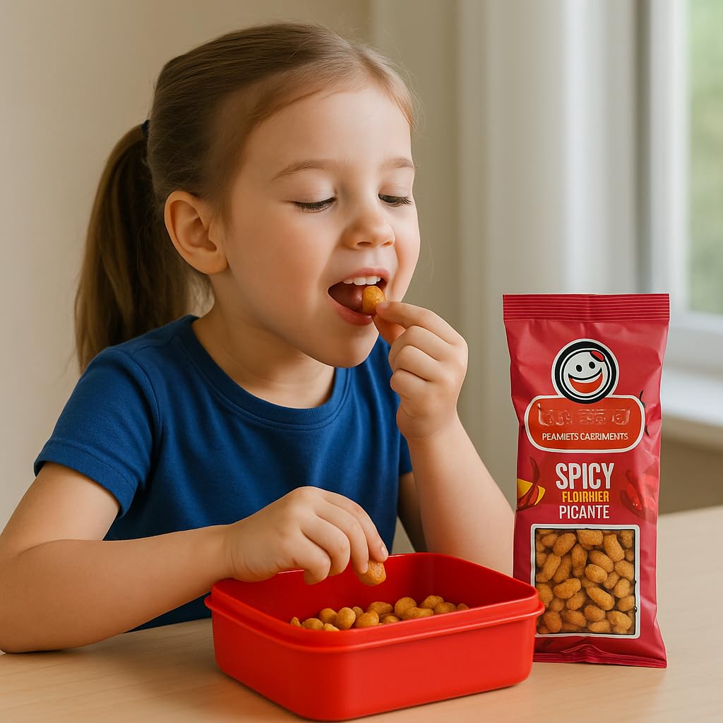 Assorted Peanuts Variety Pack - 10 Single-Serve Snack Bags | Salt & Lime, Spicy, Japanese & Hot Flavors | Crunchy Peanut Snacks for Lunchboxes