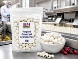 Yogurt Coated Cranberries- 1 lb of Fresh Gourmet Sweet Creamy Chewy Covered Dipped Cranberries