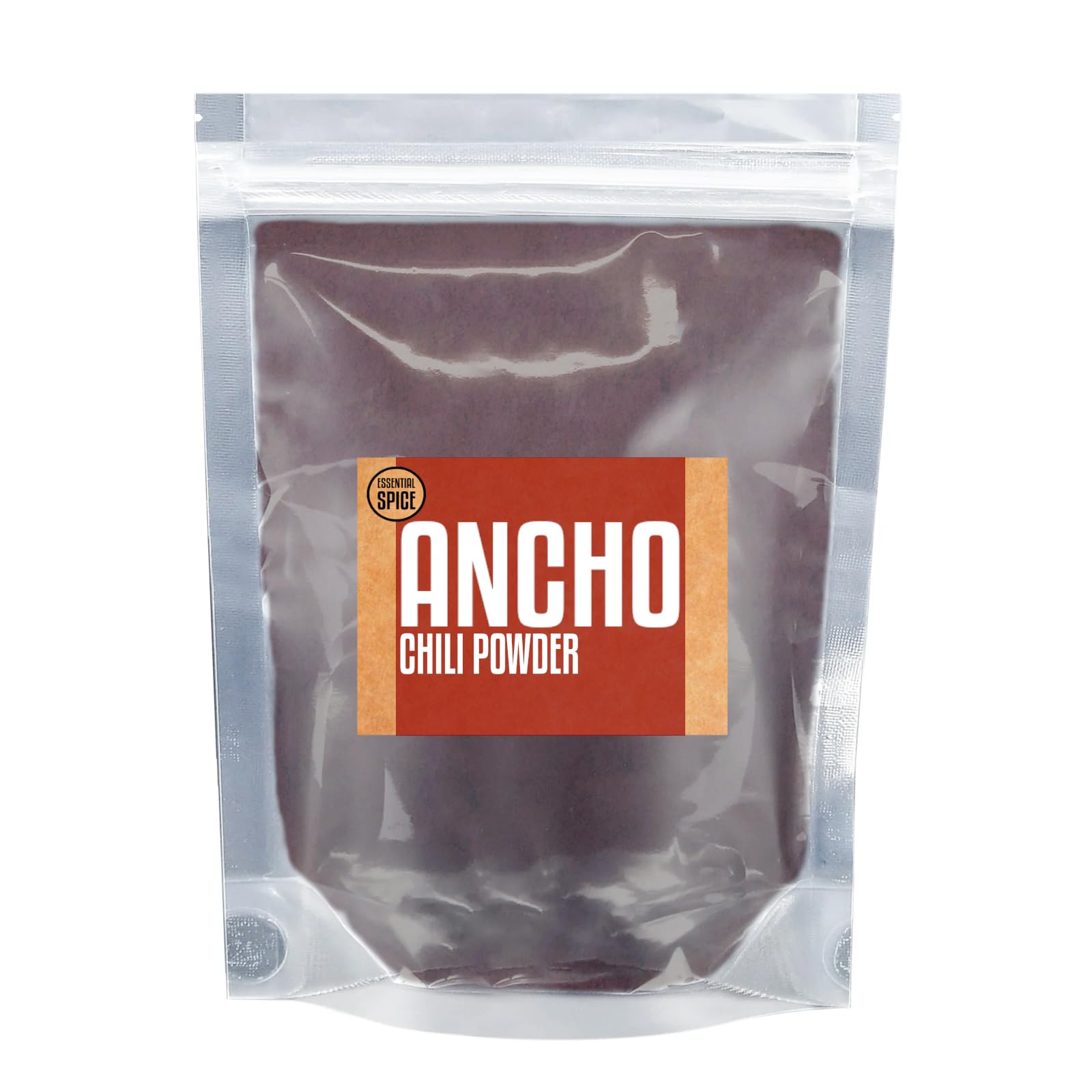 Essential Spice Ancho Chili Powder - Mild & Smoky Ground Dried Poblano Peppers - Rich, Sweet Heat for Tacos, Chili, Sauces & Mexican Cooking - Deep