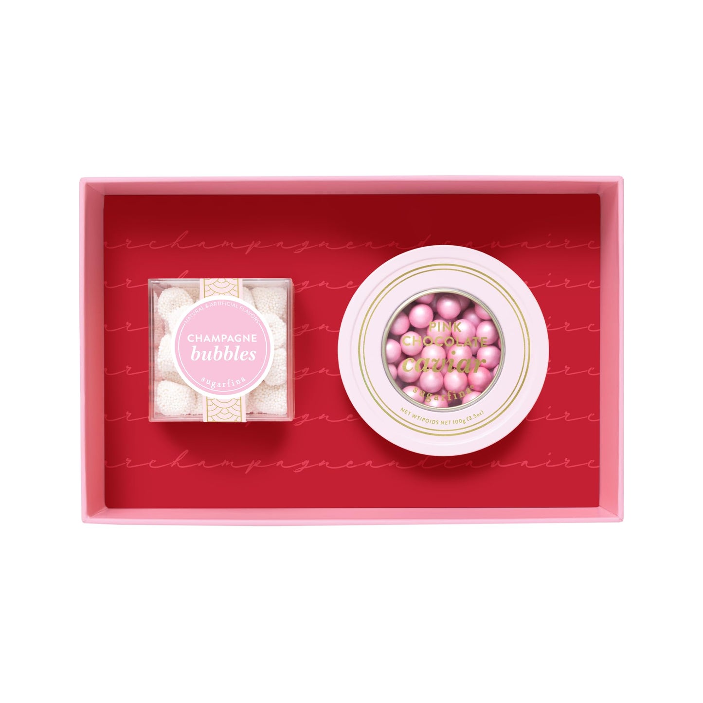 Sugarfina Champagne & Caviar 2 Piece Candy Bento Box