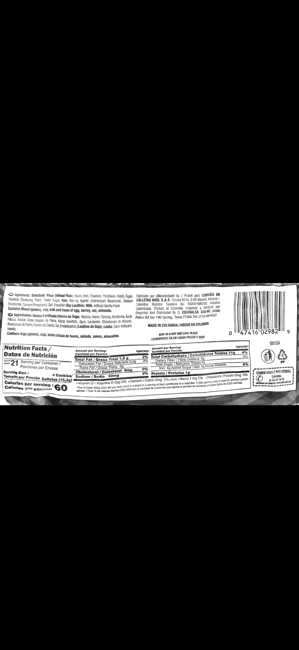 Noel Milk Crackers 11.32 oz