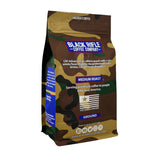 Black Rifle Coffee Company CAF, 12oz Bag, Ground Coffee Medium Roast - Roasted Blend Made from Arabica Beans - Colombian & Brazilian Beans - Veteran