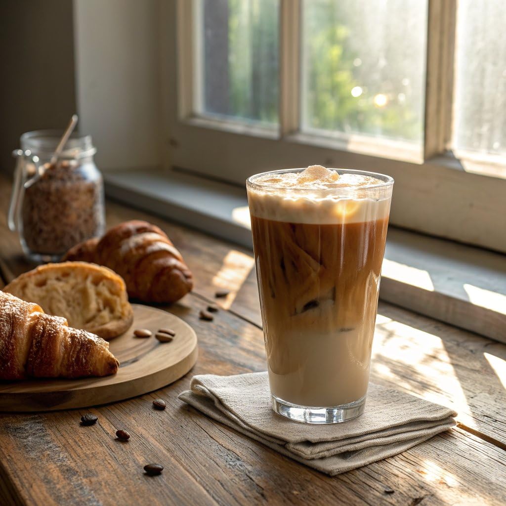Pop & Bottle Oat Milk Latte - Cold Brew with Marine Collagen, MCT Oil, Organic, Dairy Free, Gluten Free, Sweetened with Dates - Vanilla, 8 Fl Oz (12