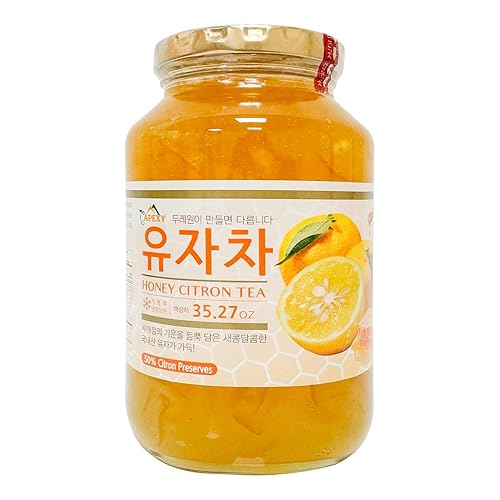 Apexy Authentic Korean Honey Citron Tea, Citron Tea, Just Add Hot Water, Yuzu Marmalade, Yuzu for Salad, Citron Spread, No Artificial Colors