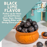 Slofoodgroup Black Limes, Dried Lime, Persian Lime, Loomi, Moddle Eastern Ingredients for Souring, 20LB
