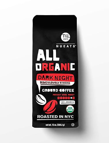 All Organic Ground Coffee, Roasted in NYC, 100% Arabica, Non-GMO, USDA organic coffee, very strong coffee [SPECIAL EDITION] Ridiculously strong, Dark