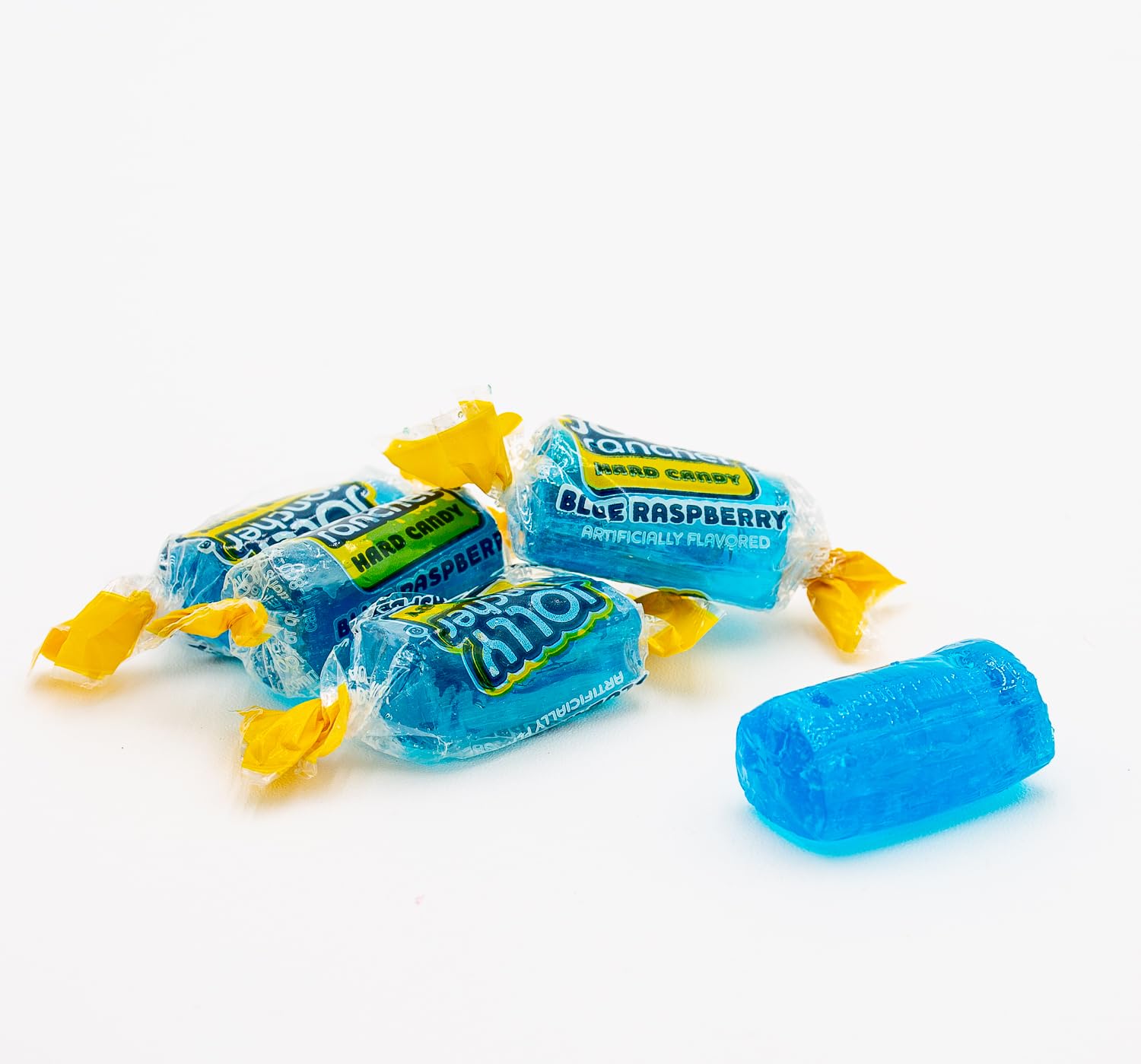 BLUE RASPBERRY Hard Candy Original Flavor 2 lb - Bulk Assorted Twists Display Bag, Individually Wrapped (148 Pieces)