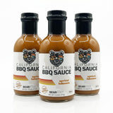 Apricot Habanero BBQ sauce 3-pack - Bearfoot BBQ - Gluten Free, 13.3 Oz, Small Batch, Non GMO, No Preservatives, No Corn Syrup, No Seed Oils
