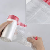 Jekiyo 13 Gallon Drawstring Clear Trash Bags, 120 Counts