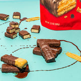 Little Secrets Dark Chocolate Peanut Butter Crispy Wafers || Made in Europe | Nothing Artificial & No Sugar Alcohols | Sustainable Cocoa (3.5 Ounce