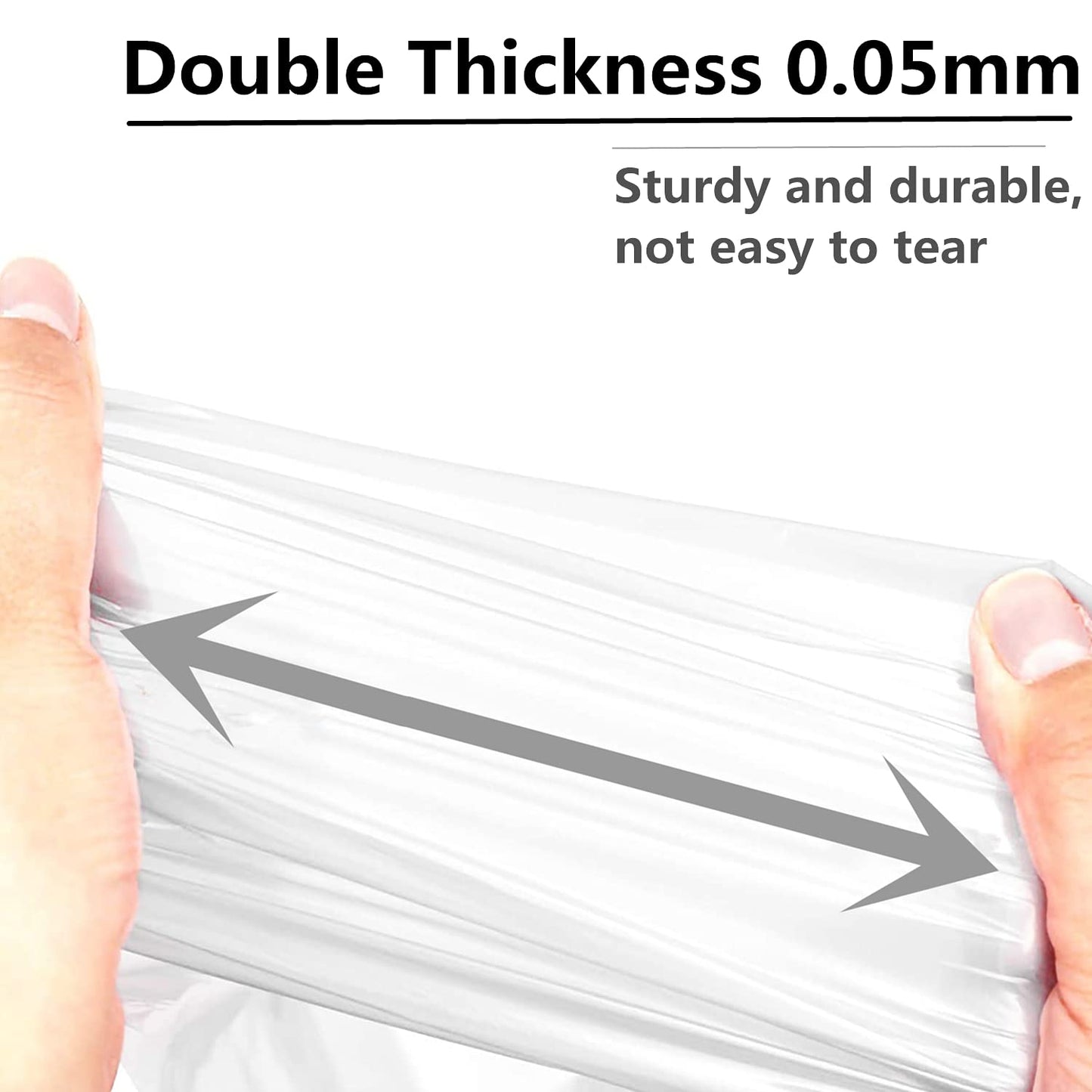 goldhik 50pcs Long Disposable Gloves, Extra Long Full Arm 34inch - Veterinary Insemination Rectal Gloves for Field Dressing, Gutting Deer, Gardening