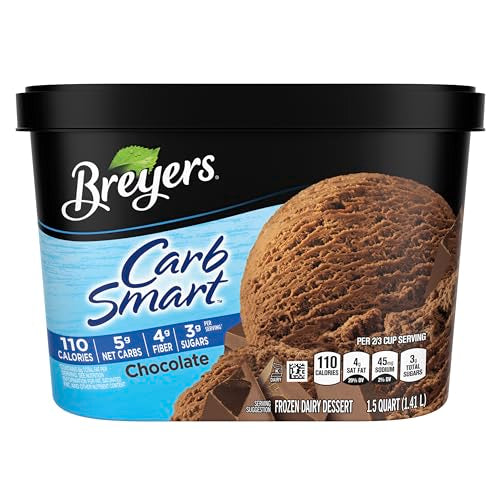 Breyers CarbSmart Frozen Dairy Dessert, Chocolate Ice Cream Alternative, 48 oz