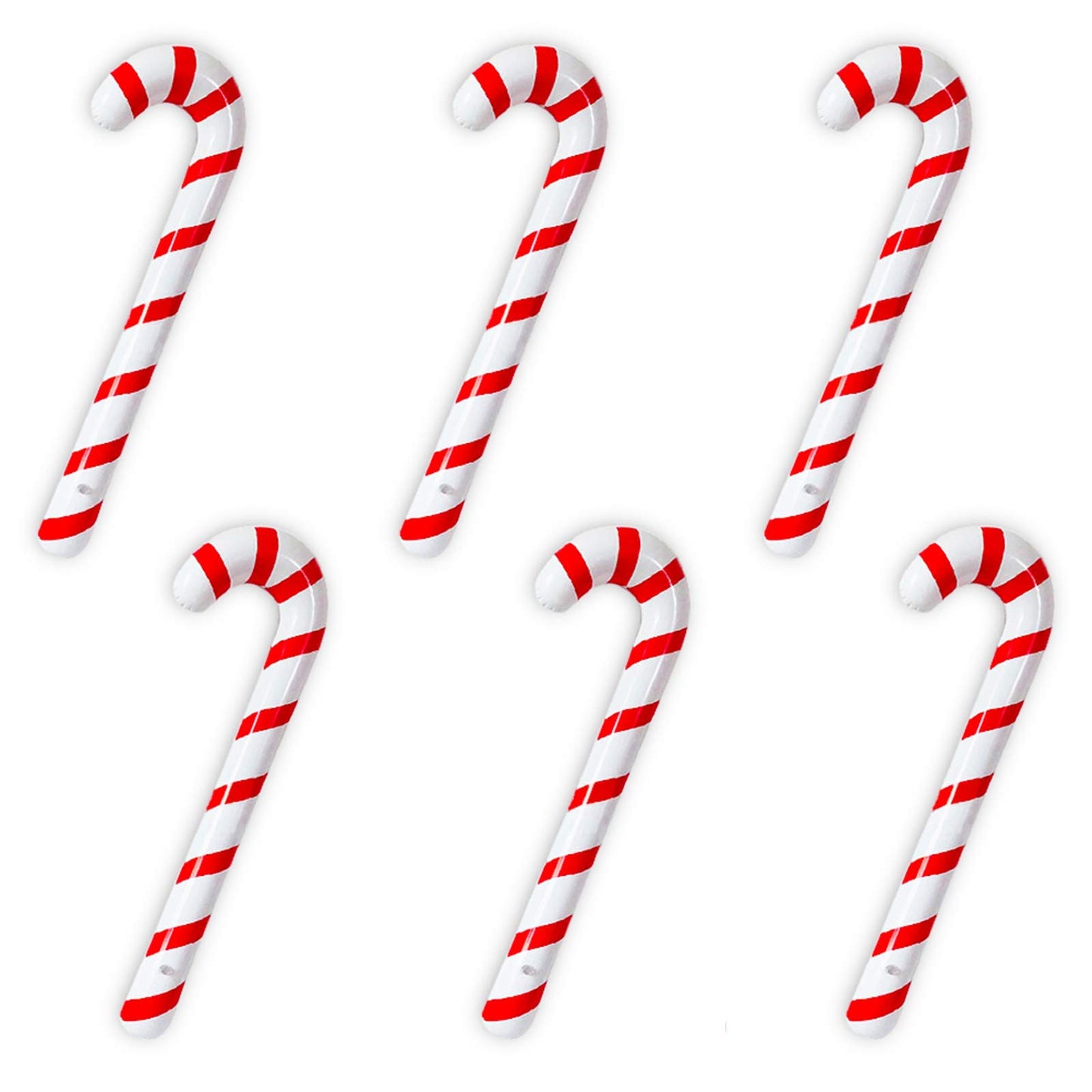 Joliyoou Inflatable Candy Cane, Christmas Holiday Decorations 6 Packs
