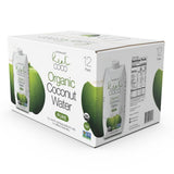 Real Coco Organic Pure Coconut Water 500mL, 100% USDA Organic Coconut Water, Packed with Electrolytes, Dairy/Soy Free, Vegan, Plant Based (12-pack