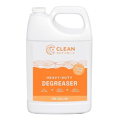 Clean Republic Heavy-Duty Degreaser, Multi-Surface Cleaner for Ovens, Stove Tops, Grills, and More, 1 Gallon Bottle