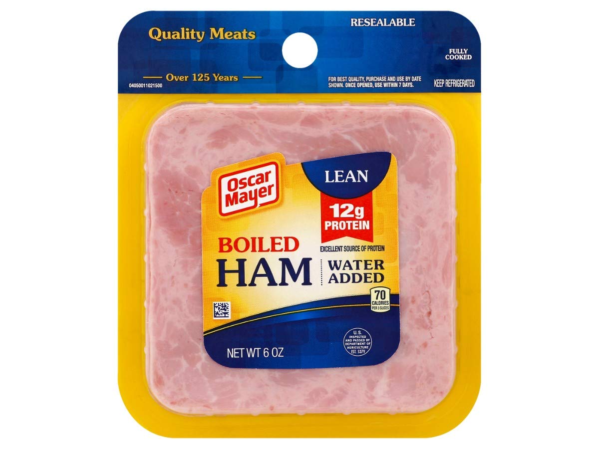 Oscar Mayer Sliced Cooked Boiled Meat, 6 Ounce -- 9 per case.