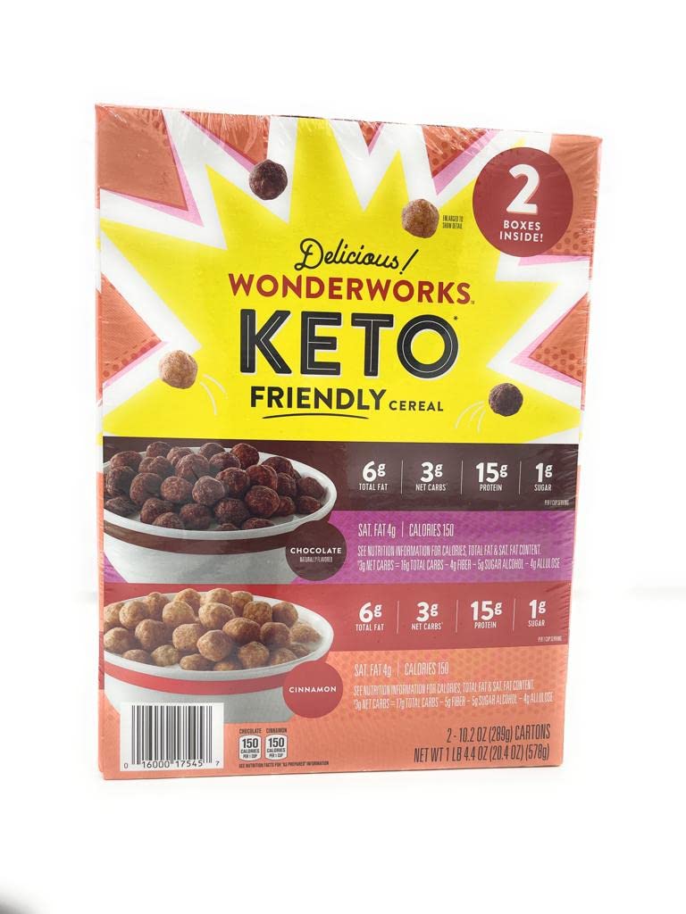 General Mills Wonderworks Keto Friendly Cereal (Pack of 2)