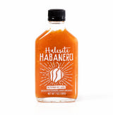 Custom Label, Halesite Habanero Unstrained Hot Sauce, 7 oz Flask Bottl