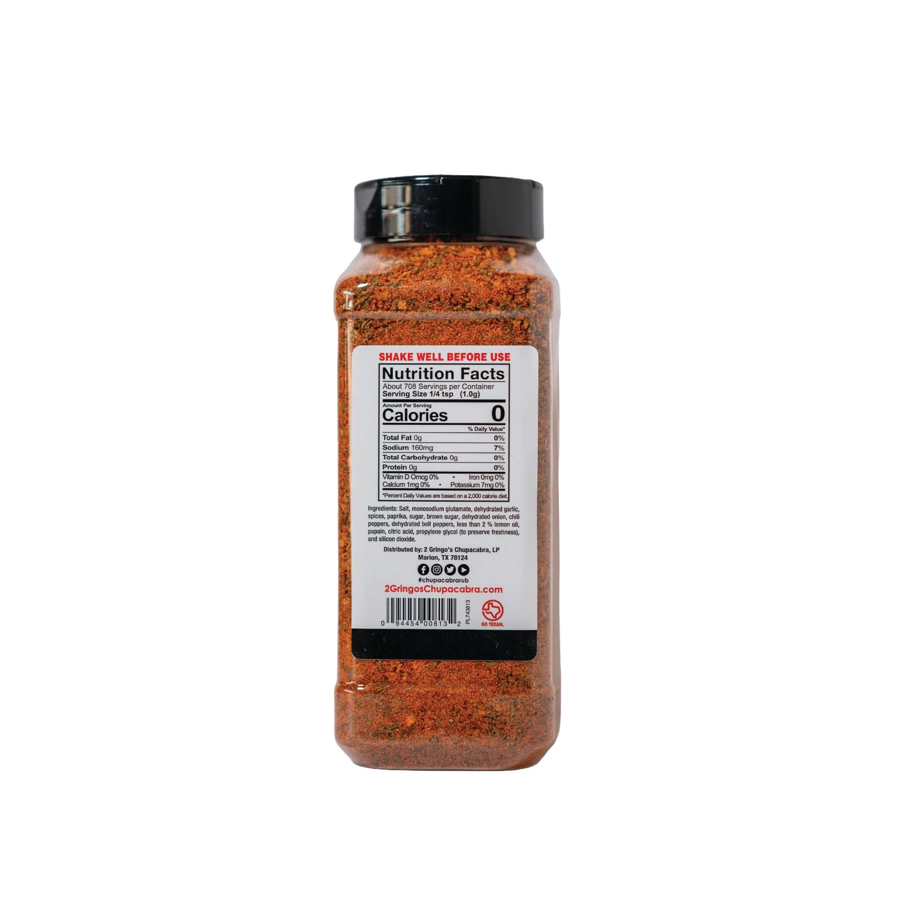 2 Gringos Chupacabra Cajun Seasoning Blend, 25 Ounces