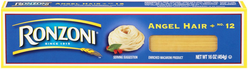 Ronzoni Angel Hair, 16-Ounce (Pack of 10)