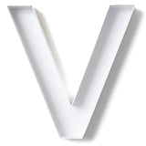 Sisterly Market - Cardboard Numbers and Cardboard Letters Fillable Candy Box, Handmade Marquee Letters for Parties and Milestones, Letter V, 12" L x