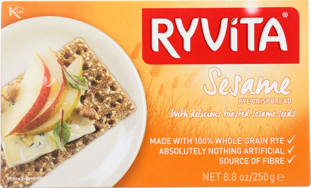 Ryvita Crispbread with Sesame Seed 250g - Pack of 6