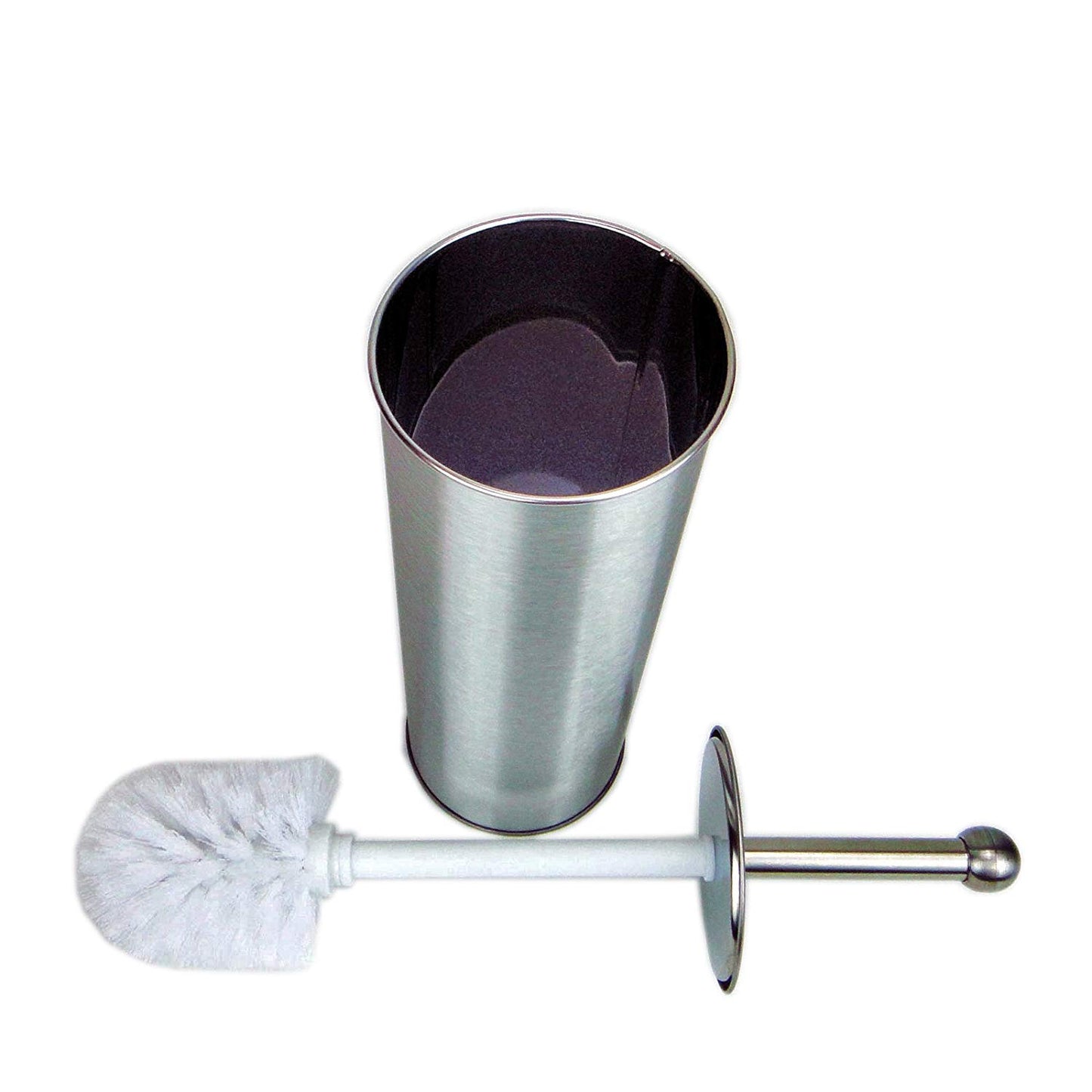 Huji Stainless Steel Toilet Brush and Holder for Bathroom (1, Stainless Steel Toilet Brush)