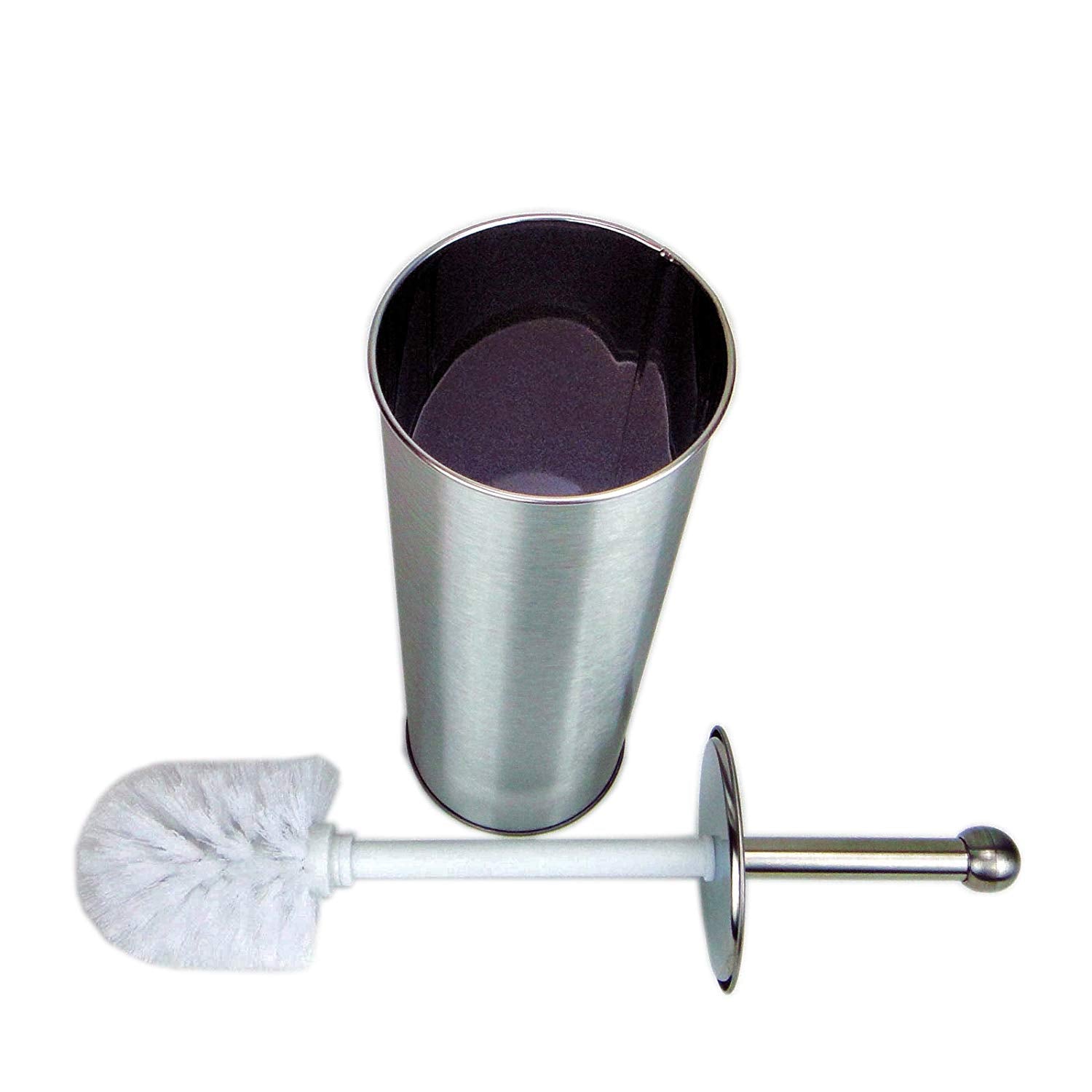 Huji Stainless Steel Toilet Brush and Holder for Bathroom (1, Stainless Steel Toilet Brush)