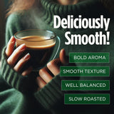 VitaCup Perfect Low Acid Coffee Ground, USDA Organic & Fair Trade, Mycotoxin Free, Dark Roast Guatemala Single Origin, Clean & Pure, 20 ounces, 52
