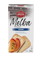 Boulangerie Grissol Melba Toast, Sesame, 200g/7.1 oz.