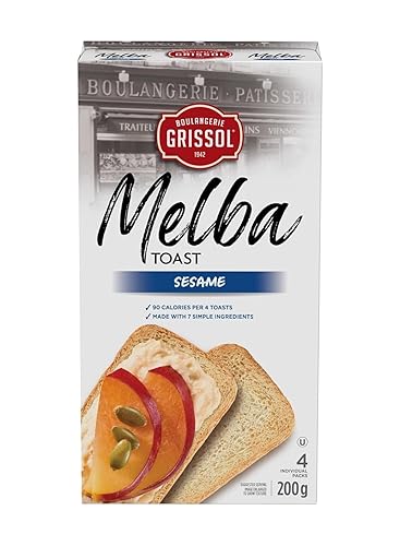 Boulangerie Grissol Melba Toast, Sesame, 200g/7.1 oz.