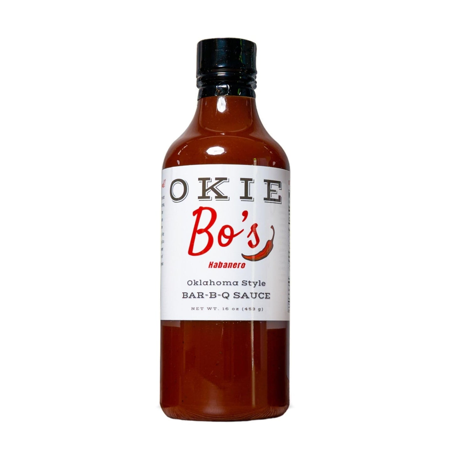 OkieBo's Habanero BBQ Sauce - Authentic Oklahoma Style, Ideal for Pork, Ribs, Brisket, Salmon, Chicken & More - Premium Condiment