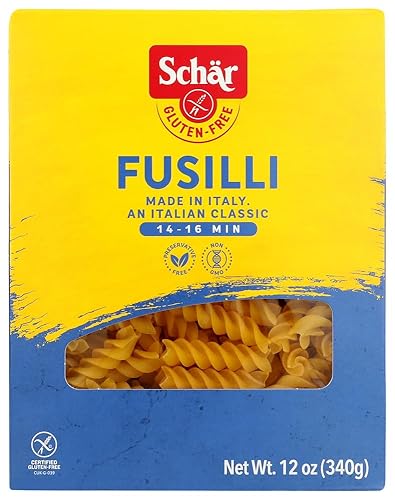 Schar Naturally Gluten-Free Fusilli, 12-Ounce Boxes (Pack of 5)