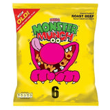 Monster Munch Roast Beef Snacks 22g X 6 - 2 PACK