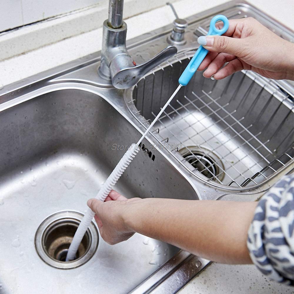Cleaning Tools Bendable Sewer Pipeline Dredge Sink Hair Kitchen Accessories Who &Dropship
