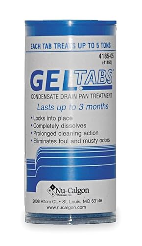 Nu-Calgon 4185-05 Gel Tabs - 5 Ton Tabs (6 ct. Tube)