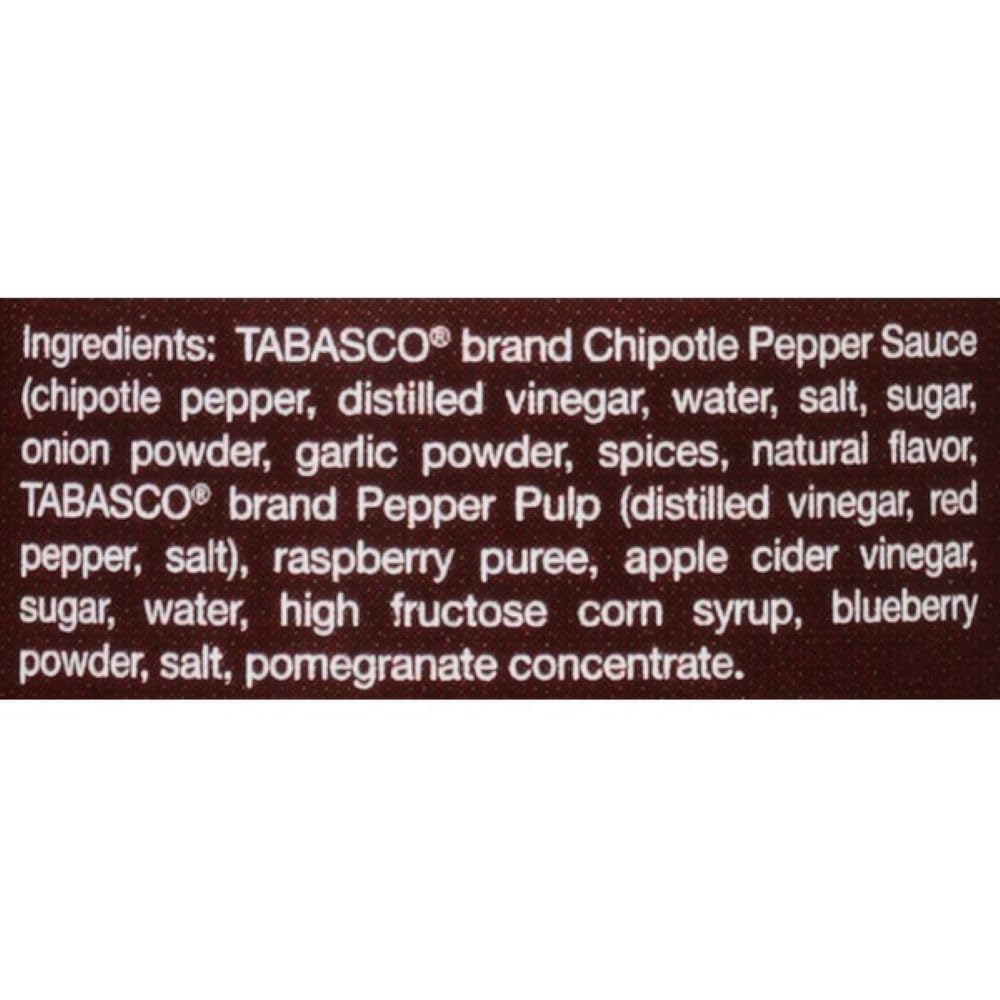 TABASCO Brand Raspberry Chipotle Pepper Sauce, Sweet & Smoky Hot Sauce, Glass Bottle, Vibrant & Fruity Raspberry Hot Sauce, Great for Preparing Fish