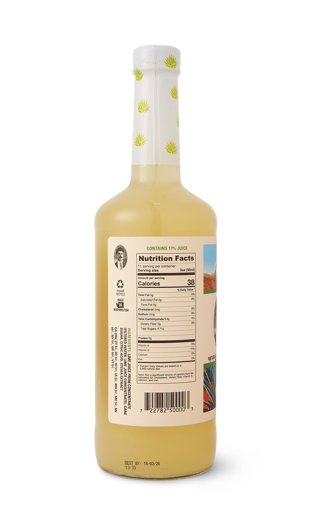 Demitri's Margarita Mix - Concentrated Drink Mixer - No Preservatives, Gluten, Or High Fructose Corn Syrup - Perfect for Home Brunch Parties