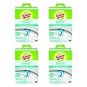 Scotch-Brite Disposable Toilet Scrubber Refills, Removes Rust & Hard Water Stains, 10 Disposable Refills Blue - (4-Pack)