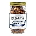 BobbySue's Nuts Everything Goes Nuts Gourmet Snack, All-Natural, Gluten Free, Low Sugar, and High Protein Nut Mix of Almonds, Cashews, Pecans, 8 Oz, 1