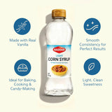 Haddar Light Corn Syrup 16oz (2 Pack) Made with Real Vanilla | No High Fructose Corn Syrup!